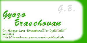 gyozo braschovan business card